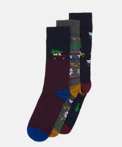 Pier One 3 PACK - Chaussettes 50% Off De Vente sous-vêtements chiné homme -magasin Pier One 9821a765a8af47f2bf5066ccebdd926a