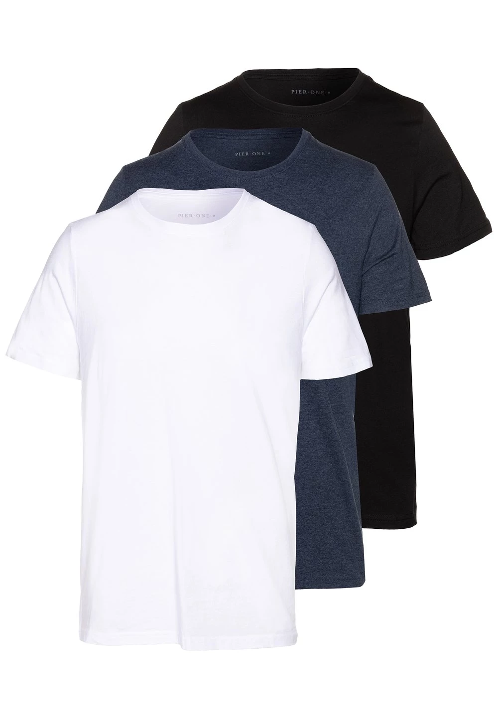 Meilleur Prix Garanti Pier One 3 PACK - T-shirt basique t-shirts col rond homme 15 Meilleur Prix Garanti Pier One 3 PACK - T-shirt basique t-shirts col rond homme – Image 13