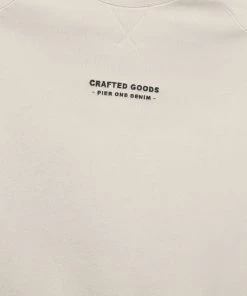 Pier One CRAFTED GOODS CREW - Sweatshirt Prix Dynamité sweats & hoodies col rond homme -magasin Pier One a069395134564dacb80f80f2885e14b7