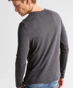 Pier One Prix Jamais Vus T-shirt à manches longues t-shirts & polos col tunisien homme -magasin Pier One a2c7414c72b846f888570468bd096605