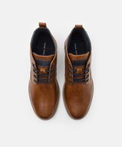 Pier One LEATHER - Bottines à lacets Meilleure qualité boots et bottes rond homme -magasin Pier One a91f86d9419c40c08cde7e0c774b1ead