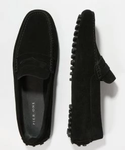 Prix Jamais Vus Pier One LEATHER - Mocassins mocassins et loafers carré homme -magasin Pier One a977067e14834bd394c2a7ace84de306