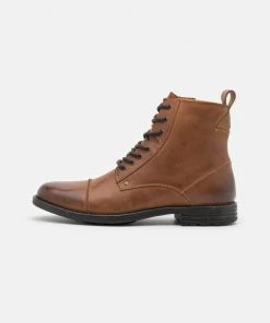 Pier One LEATHER - Bottines à lacets Prix Exclusifs bottes rond homme