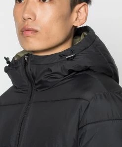 Pier One BASIC PUFFER JACKET WITH CONTRAST HOOD - Veste d'hiver Prix Accessible vestes capuche homme -magasin Pier One ac45dd429b7349d1b1c00897ccebcc8a