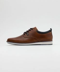 Pier One Prix Accessible LEATHER - Chaussures à lacets derbies, richelieus & chaussures bateau rond homme