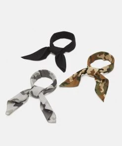 Prix Dégriffé Pier One BANDANA UNISEX 3 PACK - Foulard Écharpes et foulards camouflage