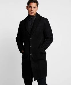 Bas Prix Pier One Manteau classique manteaux col revers homme