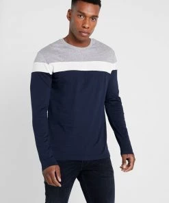 Pier One Prix Gelé T-shirt à manches longues t-shirts & polos col rond homme