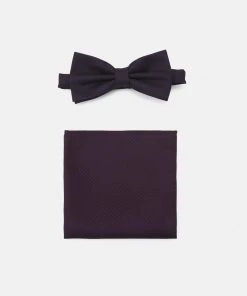 Pier One Qualité Excellente SET - Noeud papillon pochettes de costume carreaux homme