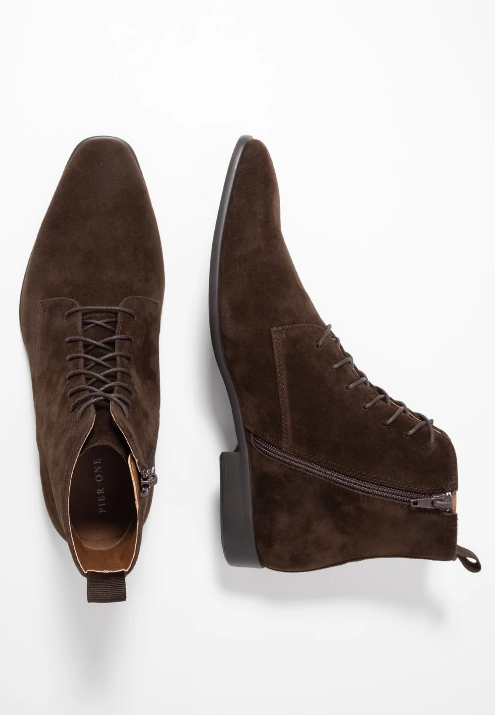 Prix Sacrifiés Pier One Bottines à lacets boots et bottes rond homme 4 Prix Sacrifiés Pier One Bottines à lacets boots et bottes rond homme – Image 2