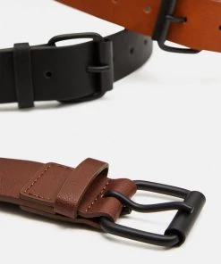 Produit de première qualité Pier One 3 PACK - Ceinture ceintures boucle ardillon unisex -magasin Pier One e0f11aa94c50410691693ddd4a5cfdc3