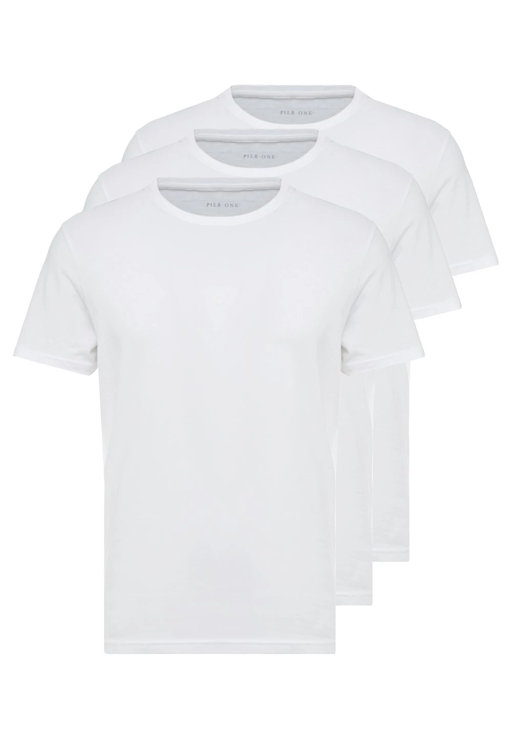 Pier One 3 PACK - T-shirt basique - black/ white Prix Gelé t-shirts col rond homme 15 Pier One 3 PACK - T-shirt basique - black/ white Prix Gelé t-shirts col rond homme – Image 13