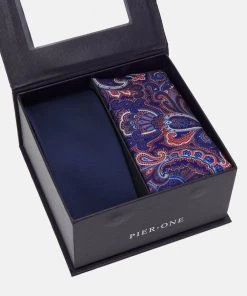 Authentique 100% Pier One SET - Cravate pochettes de costume paisley/cachemire homme -magasin Pier One eb8609f5a44d4efdbe3dd83d7e1f034c