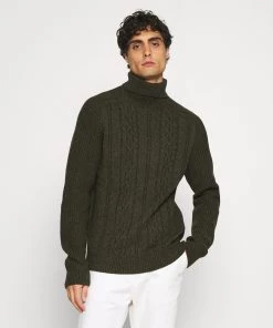 Pier One NEW CABLE TURTLENECK JUMPER - Pullover Prix Abordable pulls et gilets col roulé homme