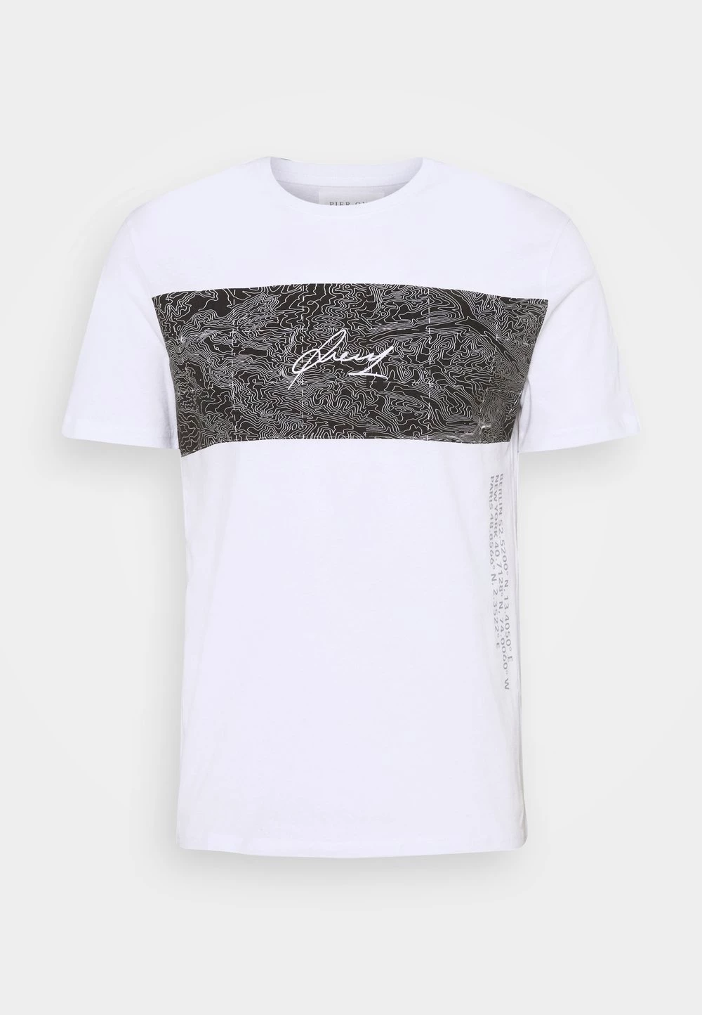 Prix Malin Pier One T-shirt imprimé t-shirts col rond homme 9 Prix Malin Pier One T-shirt imprimé t-shirts col rond homme – Image 7