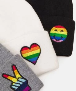 Meilleure qualité Pier One PRIDE 3 PACK UNISEX - Bonnet casquettes, chapeaux et bonnets chin&eacute; -magasin Pier One fd353535df6546dfacfb9a6ba902fdd7